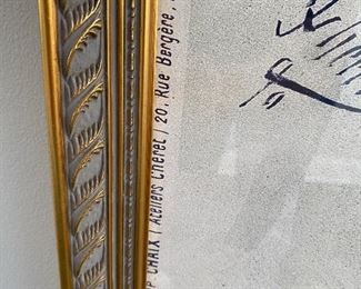 Lot 5506. $250.00. Quality Framed Poster by Jules Cheret 1890 - Alcazar D'Ete De Leon Garnier" 55" Tall x 41"w. Beautifully framed, Massive Piece of Art for a Great Price!