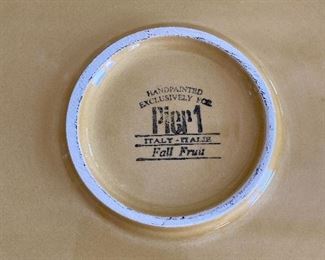 Lot 5546. $15.00 Pier 1 serving platter. 16.5 " diameter with a very small, negligible nick on rim