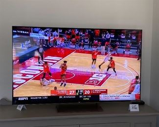 Lot 5581. Was $995.00 Today is $600.00 Firm. Sony 65" Android TV & Alexa, XBR-65X930E, w/ remote. Model yr. 2017. 4K (3840 x 2160 Resolution); Inputs: 4 – HDMI, 2 - USB2.0, 1 – USB3.0, 1 – Component/Composite Hybrid, 1 – Composite, Voice Remote Control (RMF-TX200U), WiFi/Bluetooth, Works with Alexa, ChromeCast built-in Smart TV. Measures 57" W x 36" H x 12" D Base. Orig Retail Cost $2,900.00
