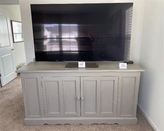 Lot 5582. $425.00 Painted Pine credenza with great storage and 2 cabinet doors and 1 drawer. 72" L x 23" D x 35x5" H