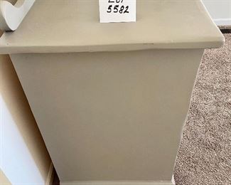 Lot 5582. $425.00 Painted Pine credenza with great storage and 2 cabinet doors and 1 drawer. 72" L x 23" D x 35>5" H