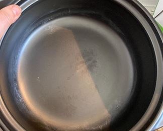 Lot 5554. $58.00 Pampered chef 'Rockcrok' 4Qt Dutch Oven. Retails for $140.00. "The Rockcrok® Dutch Oven is the perfect size for cooking for a crowd, and because it’s made from durable clay material, you can use it for any cooking method. It’s safe for the stovetop, broiler, oven, microwave, and grill. Plus, unlike other types of ceramic cookware, you can use Rockcroks right away without needing to preseason."