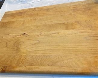 Lot 5563. $24.00. 2 well-used Cookie Sheets, 3 Cooking Racks & Wooden Cutting Board.