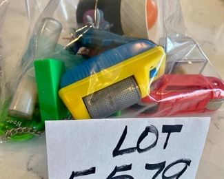 Lot 5579. $10.00. Hasbro Cool Tools, Nacho & Dog, Magic Case, Santa Spotter, Nail Clipper and Keys, Bear Game, Topps Toy, chuck e. cheese, box Game, bugs bunny, airplane, sand timer and fiki