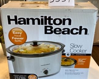 Lot 5559. $35.00. Hamilton Beach #33167 Crock Pot/Slow Cooker - Very Lightly used in Original Box