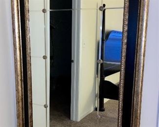 Lot 5607 $325.00 Rashella Collection, Lighting, California - Gorgeous Floor Mirror 41x74" tall. Sensational, Bevelled with decor,