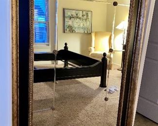 Lot 5607 $325.00 Rashella Collection, Lighting, California - Gorgeous Floor Mirror 41x74" tall. Sensational, Bevelled with decor,