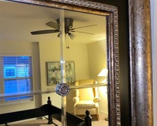 Lot 5607 $325.00 Rashella Collection, Lighting, California - Gorgeous Floor Mirror 41x74" tall. Sensational, Bevelled with decor,