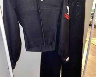 Lot 5618. $50.00. This, believe it or not, was our homeowner's WW2 era US Navy Uniform. It is quite small but would make a great kid's Halloween costume. If I had to guess the size it would be an XS adult, maybe a size 5 ladies. Nice piece of history!