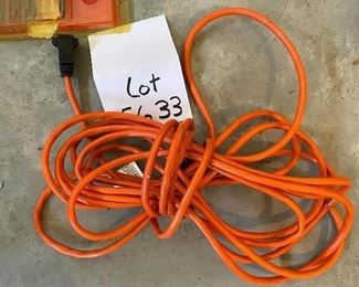 Lot 5633. $40.00 Tool Lot includes: Electric Drill and Drill Bits; Hand Drill, Stapler and Staples; 25' Electric Cord