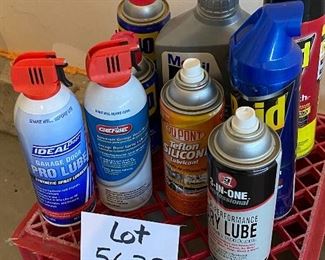 Lot 5638 30.00 Misc Car Cleaning and Polishing products,including: (Griot and Mercedes products) WD40 and Raid Roach and Ant