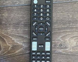 Lot 5639 $125.00 Insignia 42" HDTV with Remote and Hanging Bracket on Rear of TV