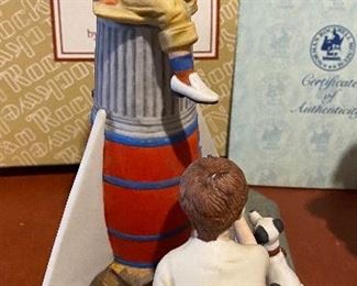 Lot 5675 $60.00 Norman Rockwell "Good Food, Good Friends" and "Space Pioneers" Figures