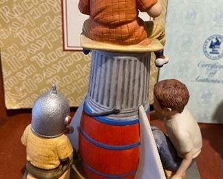 Lot 5675 $60.00 Norman Rockwell "Good Food, Good Friends" and "Space Pioneers" Figures