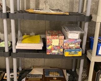 Lot 5665 $72.00 2 Rubbermaid 5 Shelf Units 36" W x 18" D x 72" H (the stuff on them is not included).