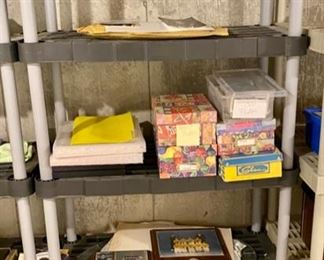 Lot 5665 $72.00 2 Rubbermaid 5 Shelf Units 36" W x 18" D x 72" H (the stuff on them is not included).