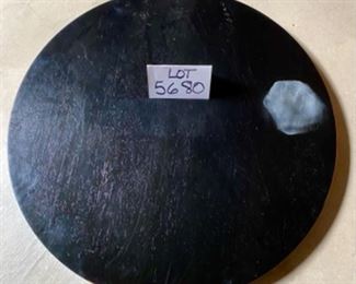 Lot 5680 $58.00 Wooden Lazy Susan from Pottery Barn 24" Diam. Ready to be repainted!