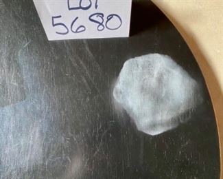 Lot 5680 $58.00 Wooden Lazy Susan from Pottery Barn 24" Diam. Ready to be repainted!