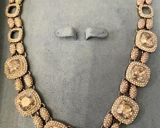 Lot 5697. $225.00. David Tutera Jessica Necklace. Lovely costume jewelry, perfect for that special occasion. Never been worn, with box. Retails for $349.00.