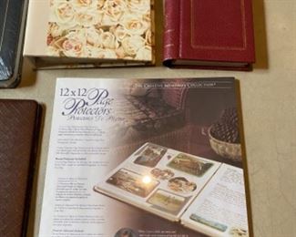 Lot 5690 $45.00 Picture Frame Lot 6 1) 12" x 12" Photo Scrap Book Album 2) 12" x 12" Page Protectors 3) Scrap Booking Combination Pack 4) 4" x 6" Photo Album 5) 4" x 6" Photo Album 6) 4" x 6" Photo Album 7) 4" x 6" Photo Album