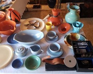 CATALINA ISLAND & BAUER pottery.