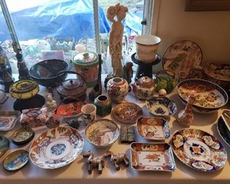 Asian antiques including Imari, cloisonne & more.