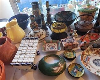 Asian antiques including Imari, cloisonne & more.