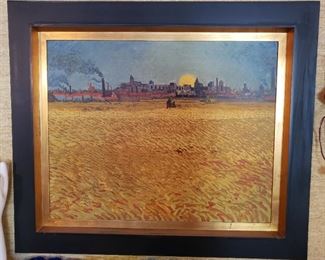 Vincent Van Gogh framed picture.