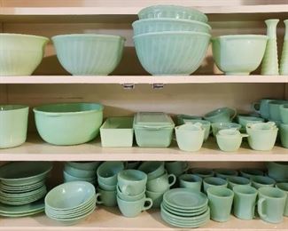 LOTS of Jadeite wares.