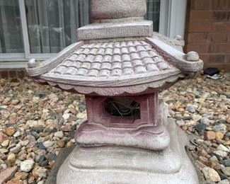 Concrete Pagoda Garden Statue