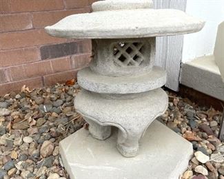 Concrete Pagoda Garden Statue