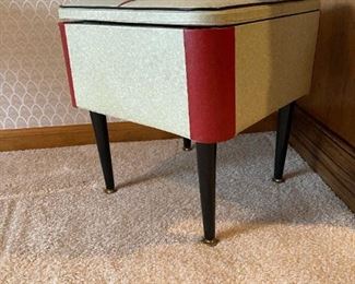 MCM Foot Stool with Storage