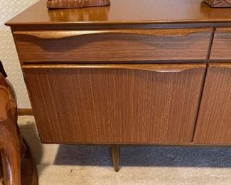 6' 7" LONG - MCM Danish Modern TEAK Credenza / Sideboard