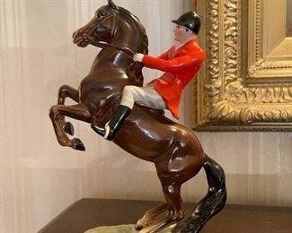 BESWICK Huntsman on Rearing Horse 868