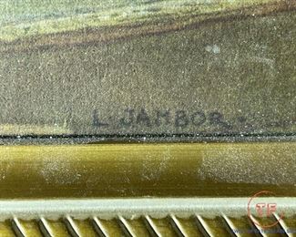 L. JAMBOR Large Framed Print