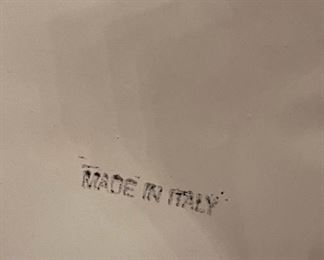 Hand Painted Italian Rabbit Planter / Center Piece