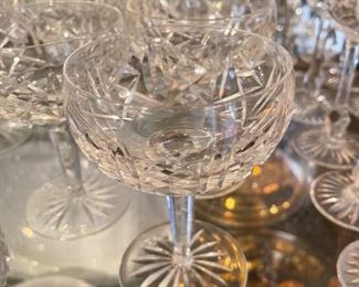 WATERFORD Crystal GLENGARRIFF Coupe Champagne Glasses