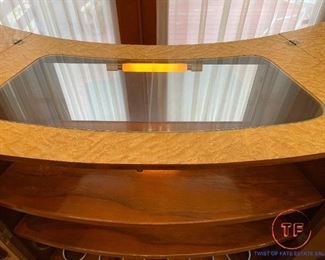 MCM / Art Deco Dry Bar / Cocktail Cabinet