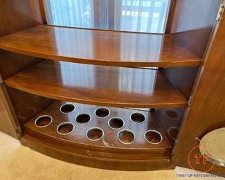 MCM / Art Deco Dry Bar / Cocktail Cabinet