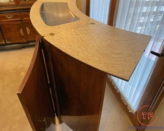 MCM / Art Deco Dry Bar / Cocktail Cabinet