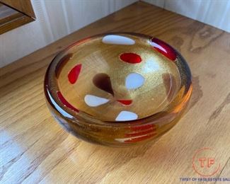 1950's Murano Glass Bowl