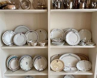 Collection of Hotel Silver and China