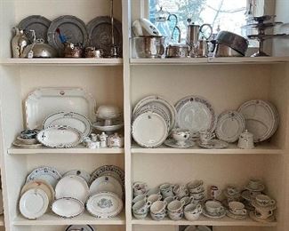 Collection of Hotel Silver and China