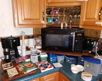 Kitchen:  Coffee Maker, Microwave, Other Kitchen Stuff