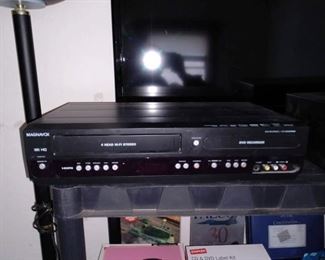 Office Bedroom, Right Back   Magnavox DVD-VHS ZV427MG9