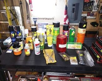 Basement/Garage  Gun Cleaning Chems