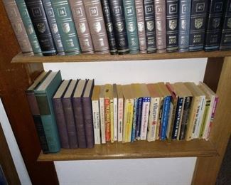 Living Room:   Hard Back Books