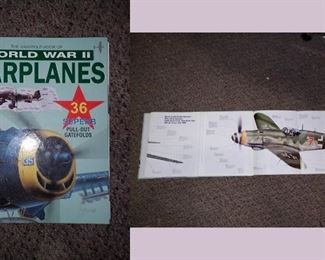 Living Room: World War II Warplanes Book  5 page pullouts