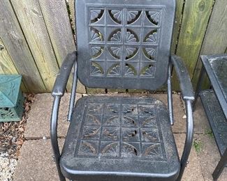 Vintage Metal Outdoor Chair