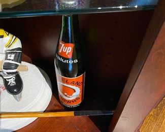 Cleveland Browns 7up Souvenir Bottle